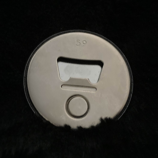 Je eigen foto op een flesopener/ magneet (6cm)